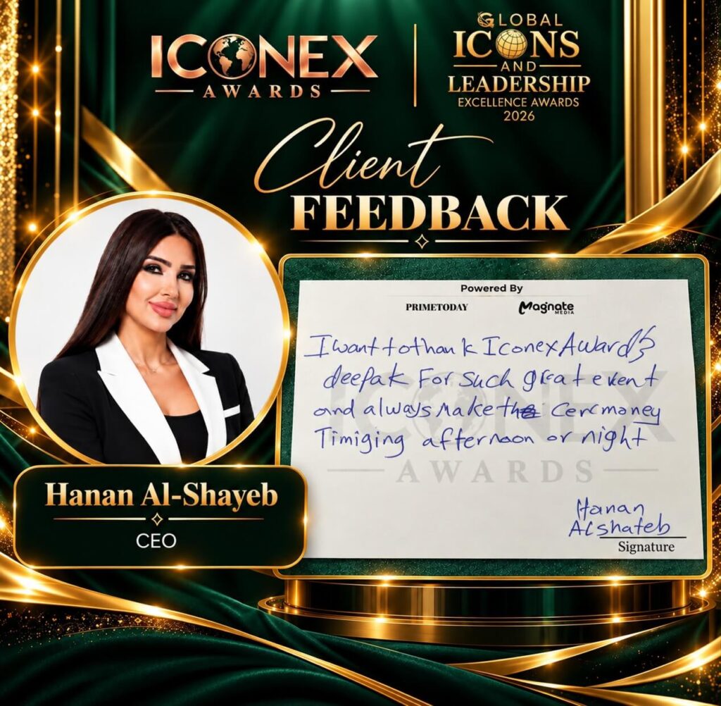 Global Icons and Leadership Excellence Awards – 2026 - Feedbacks